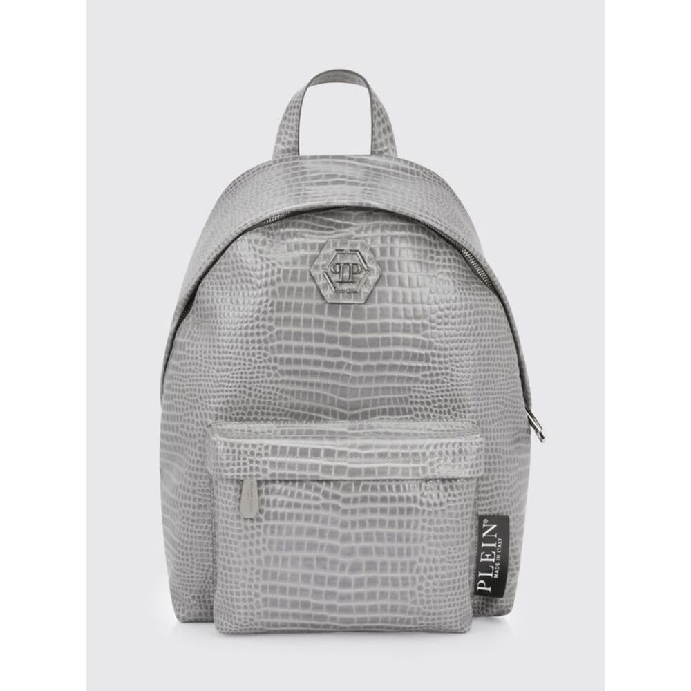Philipp Plein Backpack Men Grey